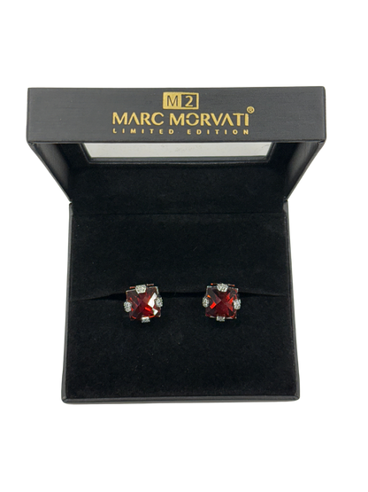 Crimson Crest Cufflinks | Silver