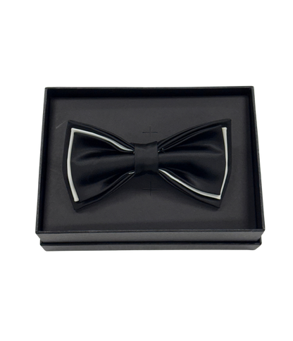 Black Framed Bow Tie